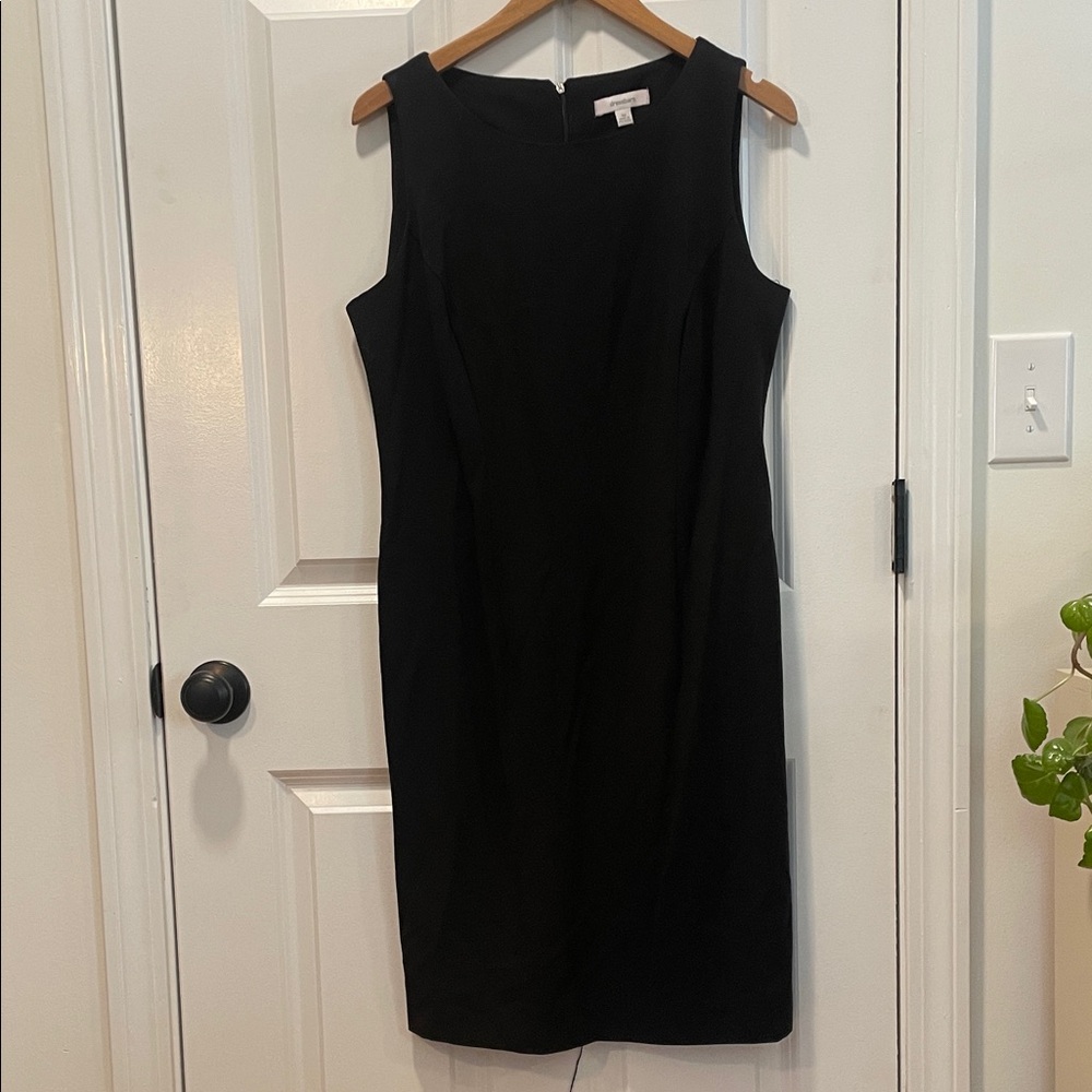 dressbarn Classic Black Midi Dress